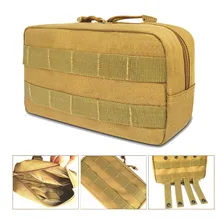 Тактическая Сумка Molle для рюкзака и жилета, поясная сумка, водонепроницаемая, для охоты, кемпинга, набор, спортивная сумка, держатель для сотового телефона, военный