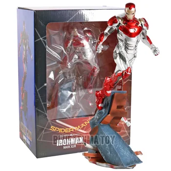 

Marvel Avengers Spiderman Homecoming Iron Man Mark XLVII 1/10 Scale Painted PVC Action Figure Statue Collectible Model Toys Doll