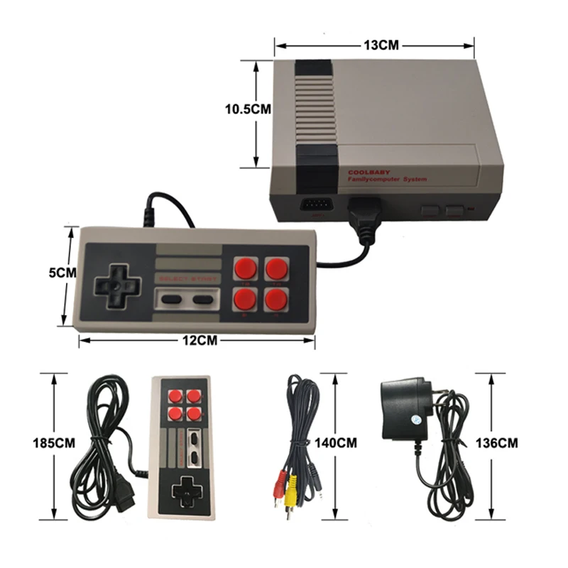 HD HDMI/AV выход Мини ТВ портативная игровая консоль видео с 500 играми встроенный для