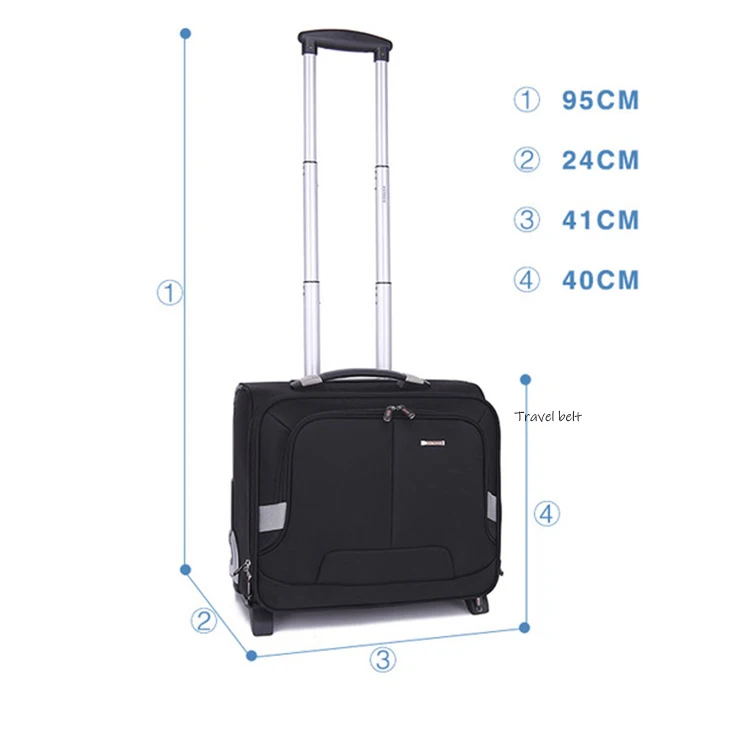 Удобный Оксфорд сумки на колёсиках Spinner 18 дюймов для мужчин бизнес доска самолет чемодан колёса вести дорожные сумки