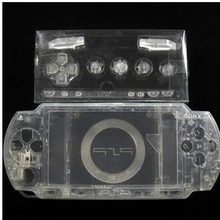 Кристалл Цвет высокое качество В виде ракушки чехол для Оборудование для PSP 1000 Оборудование для PSP 1000 Оборудование для PSP 2000 Оборудование для PSP 3000 полный Корпус В виде ракушки чехол Замена пуговицы комплект