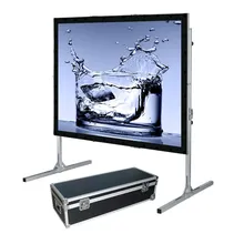 Rear Projection Screen 120 inches 16:9 3D Fast Fold Wall Mount