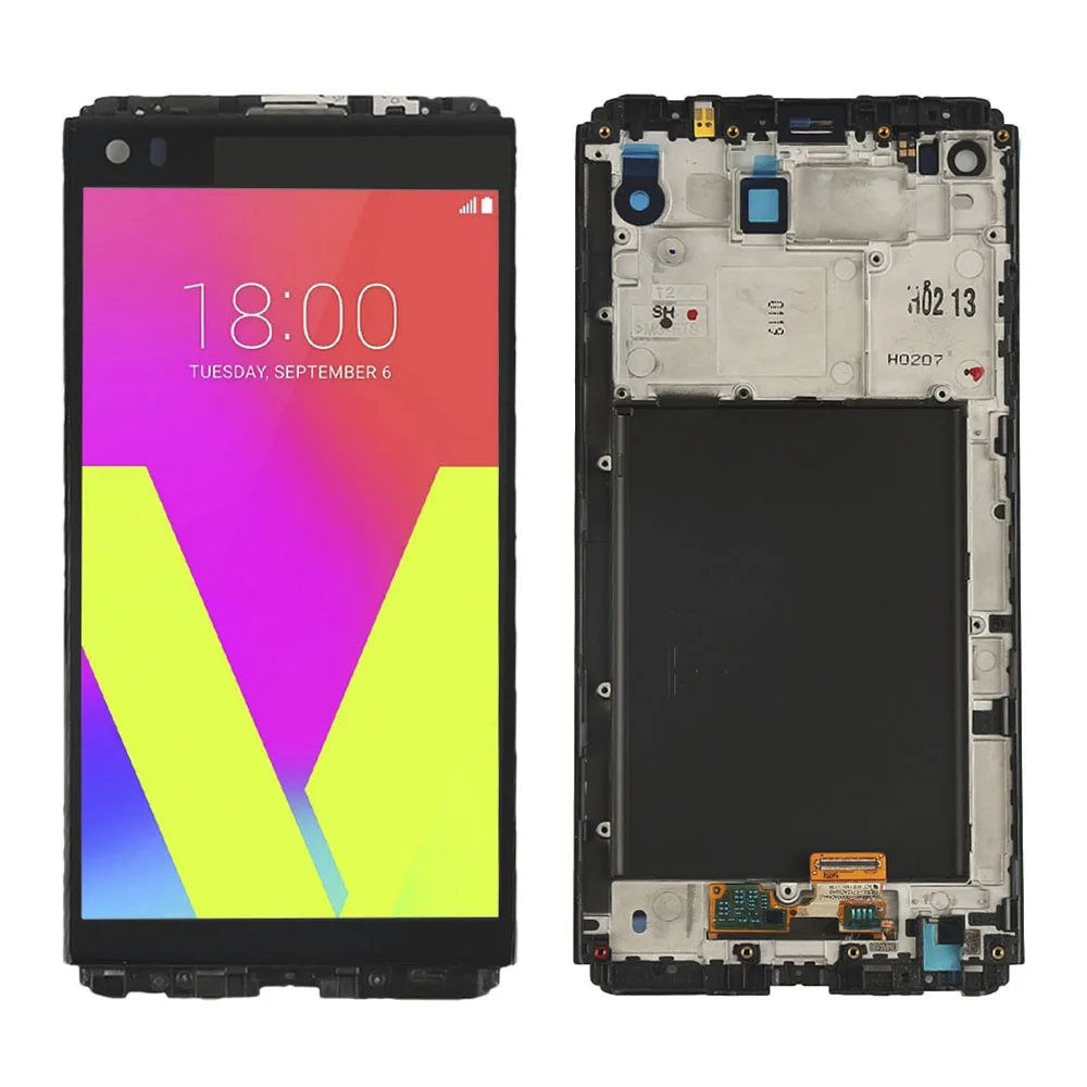 Для LG V20 lcd VS995 VS996 LS997 H910 ЖК-дисплей сенсорный экран дигитайзер рамка Полная сборка запасная часть для LG V20 дисплей