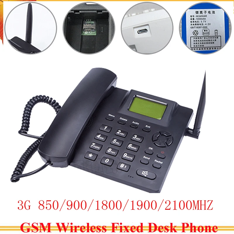 3g WCDMA900/2100 мГц фиксированной GSM Настольный телефон Desktop Сотовая связь терминала