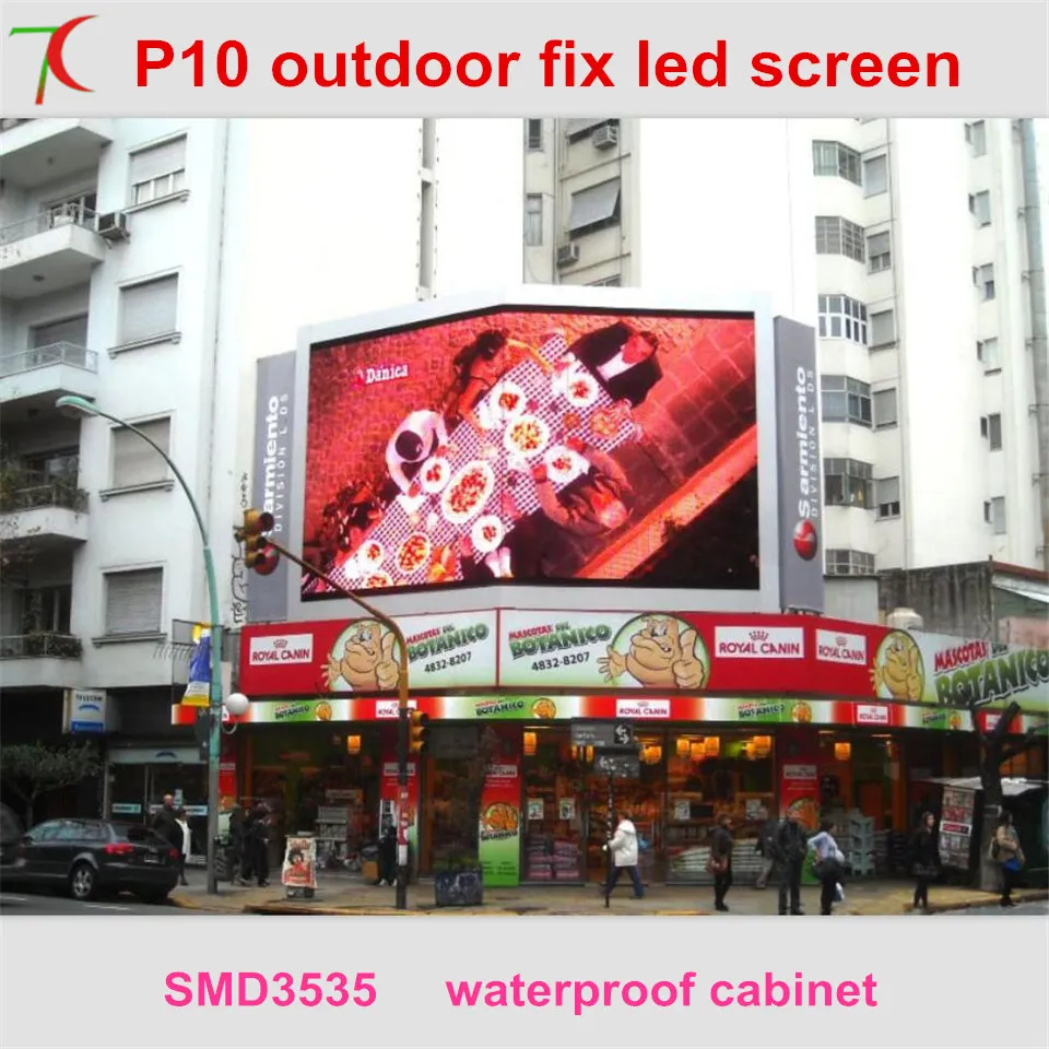 P10 Outdoor Installazione Conveniente Smd Cabinet Impermeabile Display A Led Dello Schermo, 6000Cd/Mq, Smd3535