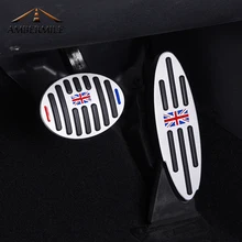 AMBERMILE автомобиля на подножку газа Тормозная педаль сцепления КРЫШКА ДЛЯ BMW Mini Cooper JCW S R55 R56 R60 R61 F54 F55 F56 F60 автомобильные аксессуары