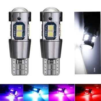 

2Pcs Canbus T10 W5W Car Truck Pick Led Light Bulbs For T10 W5W 194 Led High Power Auto 12-24V Truck Side Light Clearance Lamps