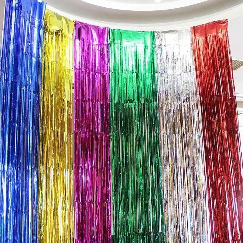 New Colorful Ribbon Wedding Birthday Party Backdrop Centerpieces