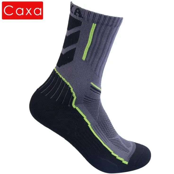 Мужские спортивные носки CAXA 5 пара/лот толстые быстросохнущие дышащие