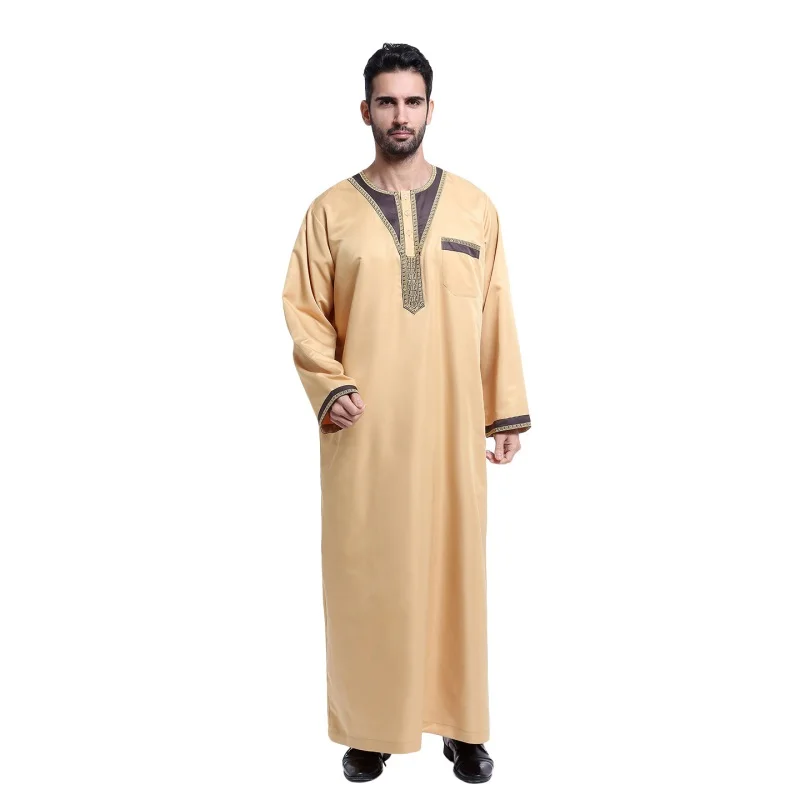 Tobe Thoub Abaya Robe модный мусульманский кафтан в арабском стиле для мужчин|thobe islamic