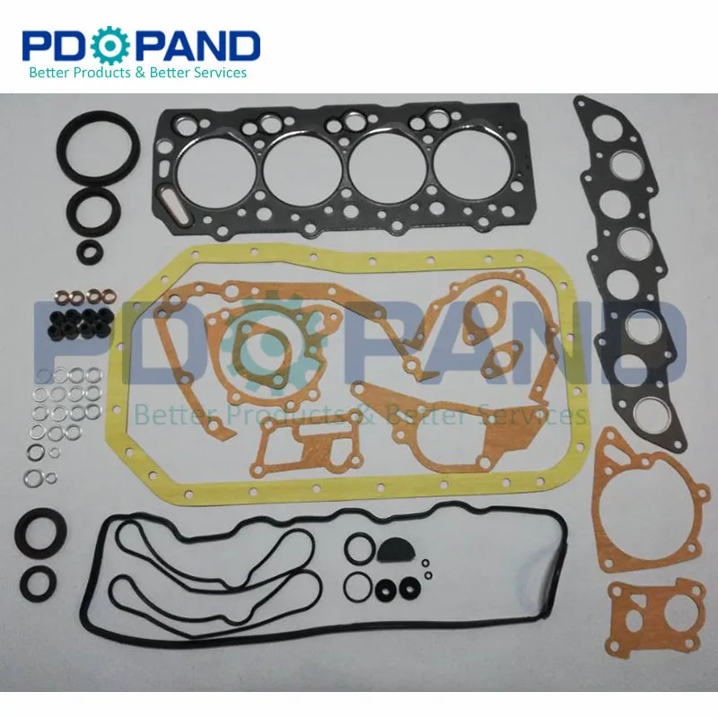 4D56TD набор прокладок для восстановления двигателя для Mitsubishi Pajero Canter SHOGUN L200 L300 L400 H-1 H150 H200 Galloper Grace 2,5 л 8 в 16 В - Цвет: MD997249 8-valve