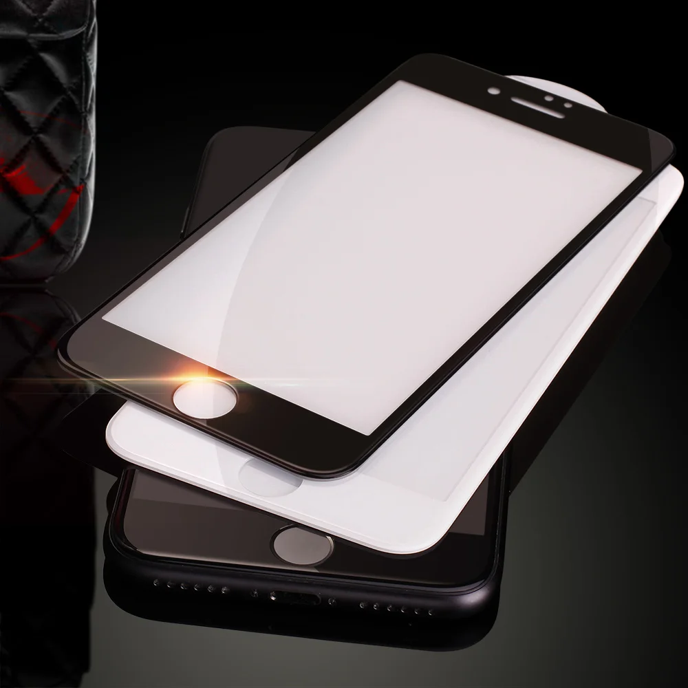 4D стекло для iPhone X XR XS MAX, защита экрана, Круглый закругленный край, закаленное Полное покрытие для iPhone 6, 6 S, 7, 8 Plus, защитная пленка