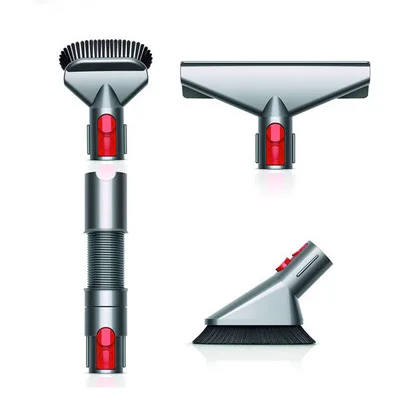 

New Extend Tube Hose Dust Brush Mattress Soft brush Stiff Bristle For Dyson V7 V8 V10 FLUFFY V10 Absolute