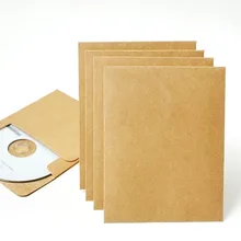 3 шт. squre CD Бумага конверт Открытка Крафт авиапочтой классический творческий подарок канцелярские принадлежности письмо деньги складывать Бизнес конверт