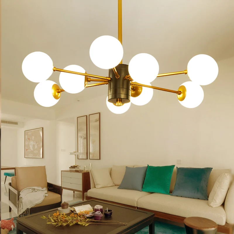 Люстра подвесная в стиле арт деко золотистая черная белая|pendant lights|lamps pendant