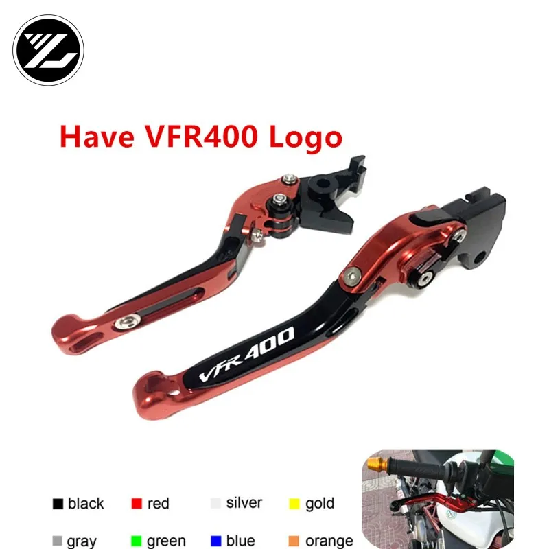 

Have VFR400 Logo for Honda VFR400 VFR 400 NC30 NC 30 1989-1992 Motorcycle Accessories Folding Extendable Brake Clutch Levers