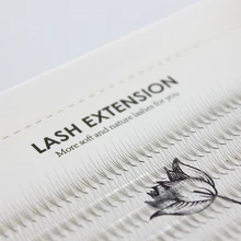 400 шт натуральные русские объемные 3D ресницы для наращивания 0,07 мм толщина волос искусственная норка полосы ресницы Индивидуальные ресницы вентиляторы ресницы