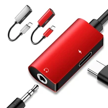 2 в 1 type C до 3,5 мм разъем для наушников зарядный конвертер usb type-C аудио адаптер для телефонов Xiaomi 6 huawei P10 mate 20 type C
