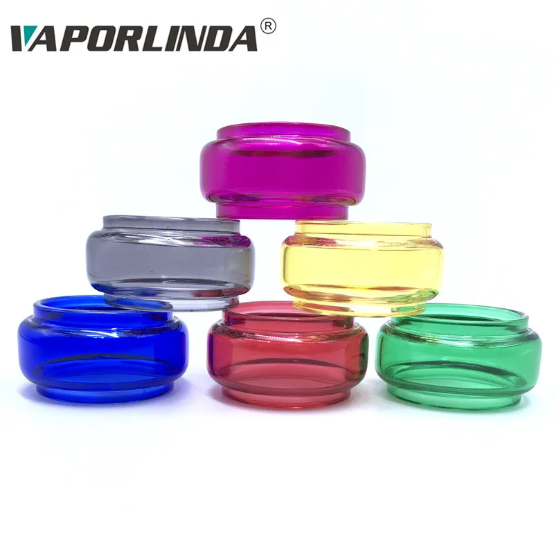 500 шт Оригинальные сменные лампы Pyrex из цветного стекла для SMOK Stick V9 Max Tank Atomizer DHL Бесплатная доставка