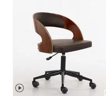 Одноцветное деревянный барный стул для отдыха Творческий высокий стул личности барный стул современного простой спинка высокий стул - Цвет: 11