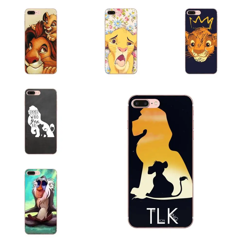 Мягкий чехол для Galaxy A3 A5 A7 On5 On7 2015 2016 2017 Grand Alpha G850 Core2 Prime S2 I9082 Lion King Simba Remember Who You
