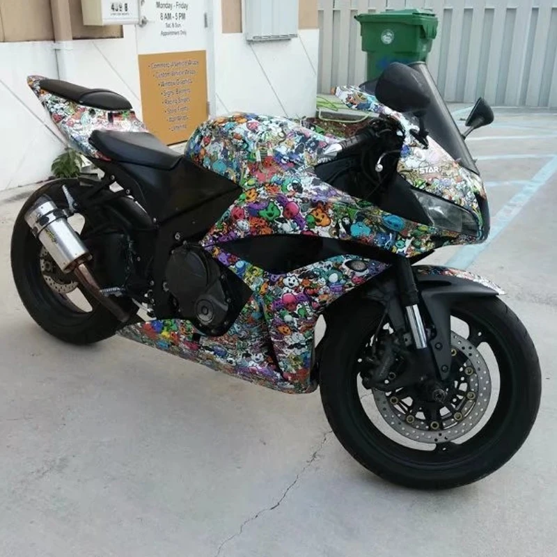 Sticker Bomb Vinyl Film Car Wrap