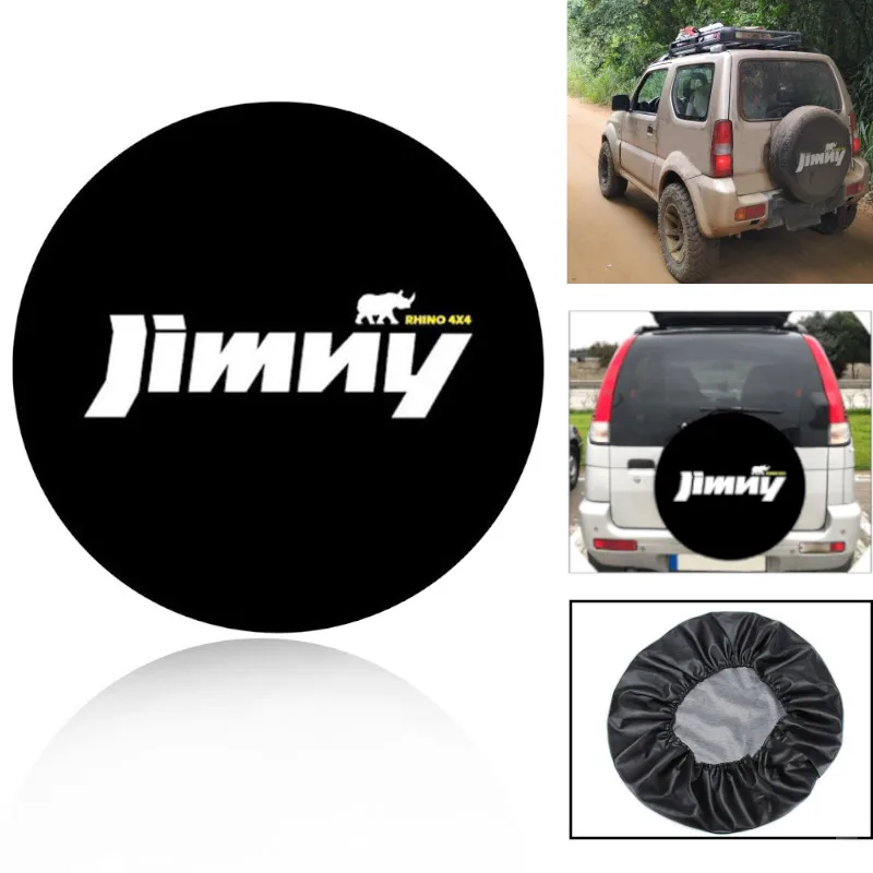 

14'' 15'' 16'' 17'' Inch PVC Leather Space-Saving Spare Wheel Protective Cover car accessories for 2012-2014 2013 Suzuki jimny