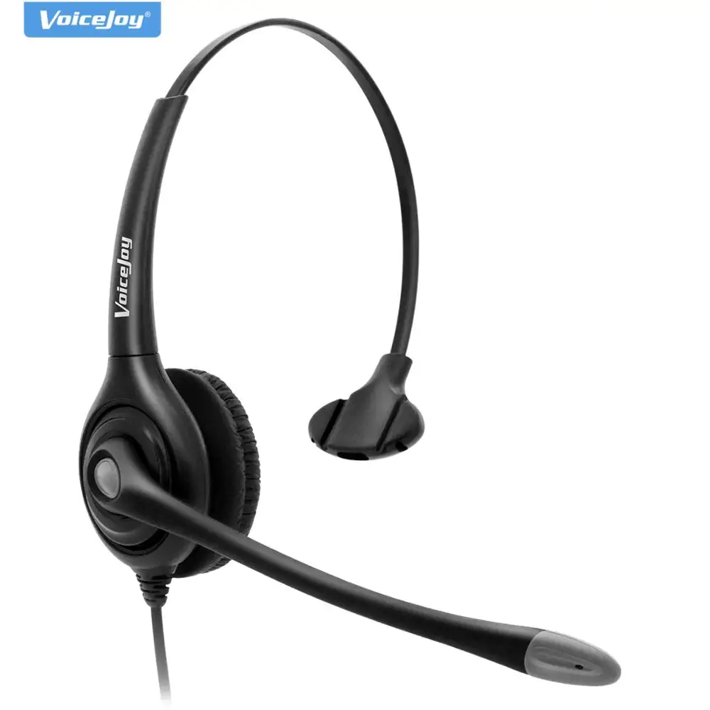 Noise Cancelling Headphones Telephone Headset Dual Ear RJ9 Headset