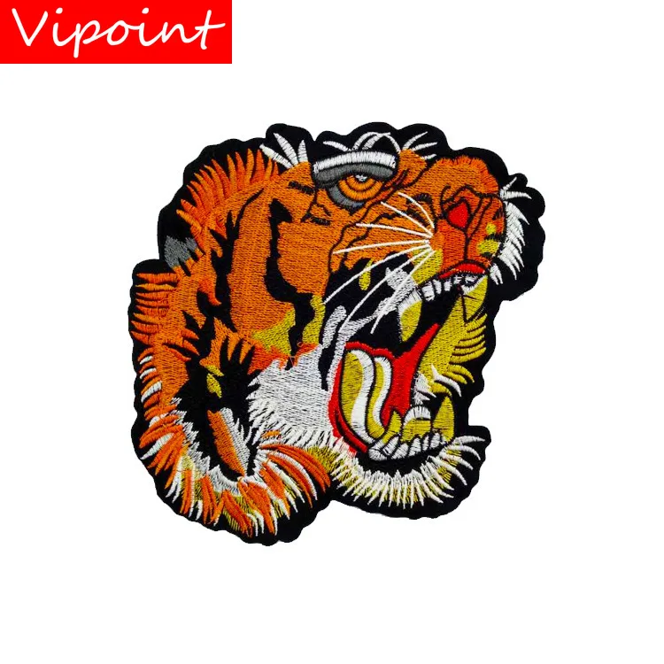 

VIPOINT embroidery big dogs patches animal patches badges applique patches for clothing ZM-115