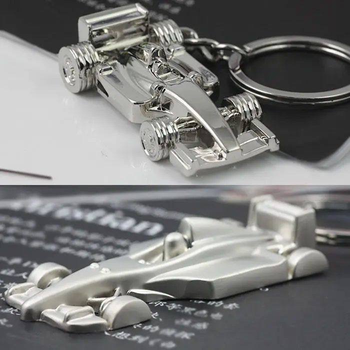 Wholesale 10pcs/lot Creative Racing Car Keychain Keyring Key Chain Ring