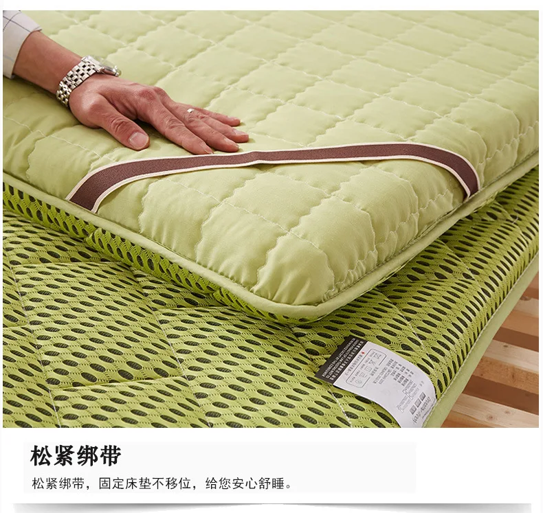 Пенный массажный матрас двойной одноместный спальный матрас для общежития бамбуковое волокно льняной воздушный матрас