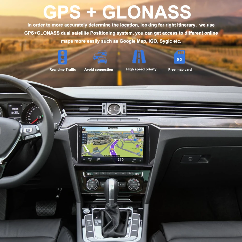 Android 9,0 Автомагнитола gps для VW PASSAT мультимедиа с 10," ips экраном Авторадио Стерео NAVI головное устройство 4G wifi RDS