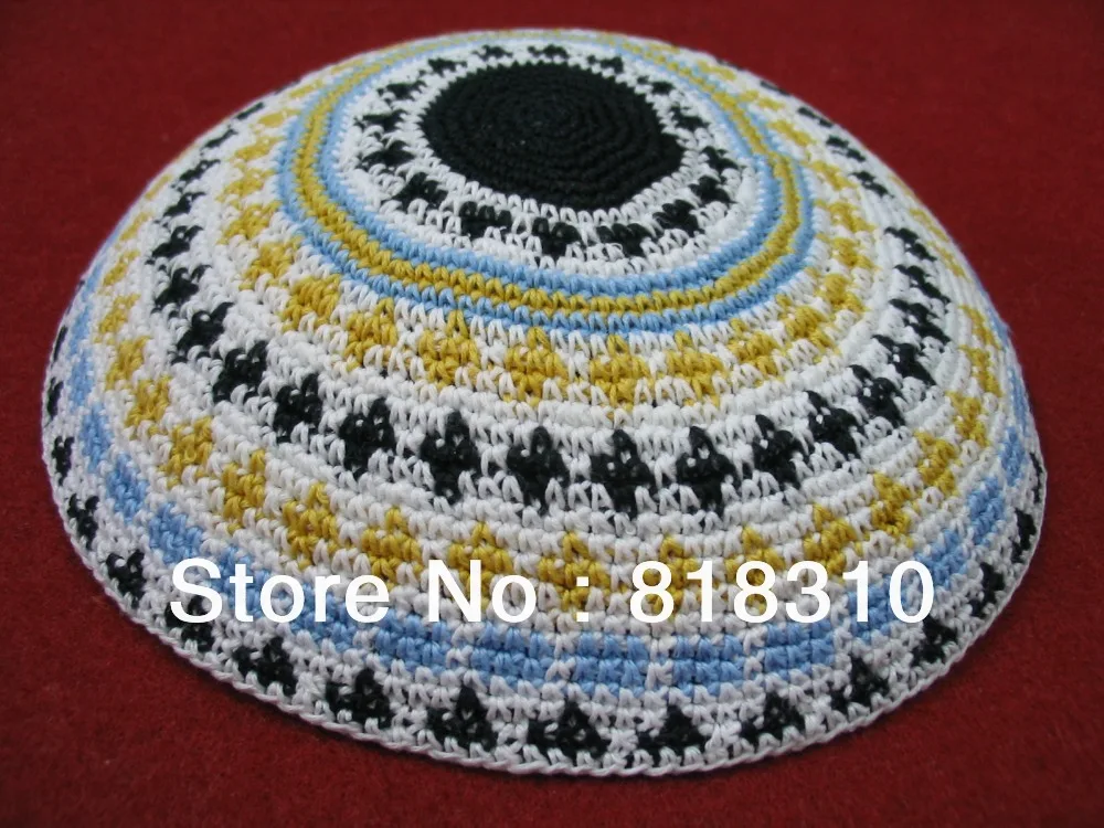 Высокое качество ручной работы трикотажные Yarmulke Kippah 8 видов стилей availabe