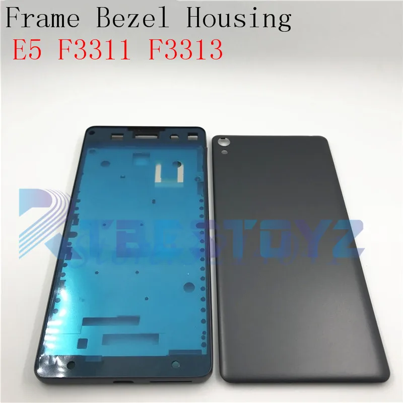 

Mid Faceplate Frame For Sony Xperia E5 F3311 F3313 Middle Plate LCD Supporting Frame Bezel Housing + Side Key Dust Plug Parts