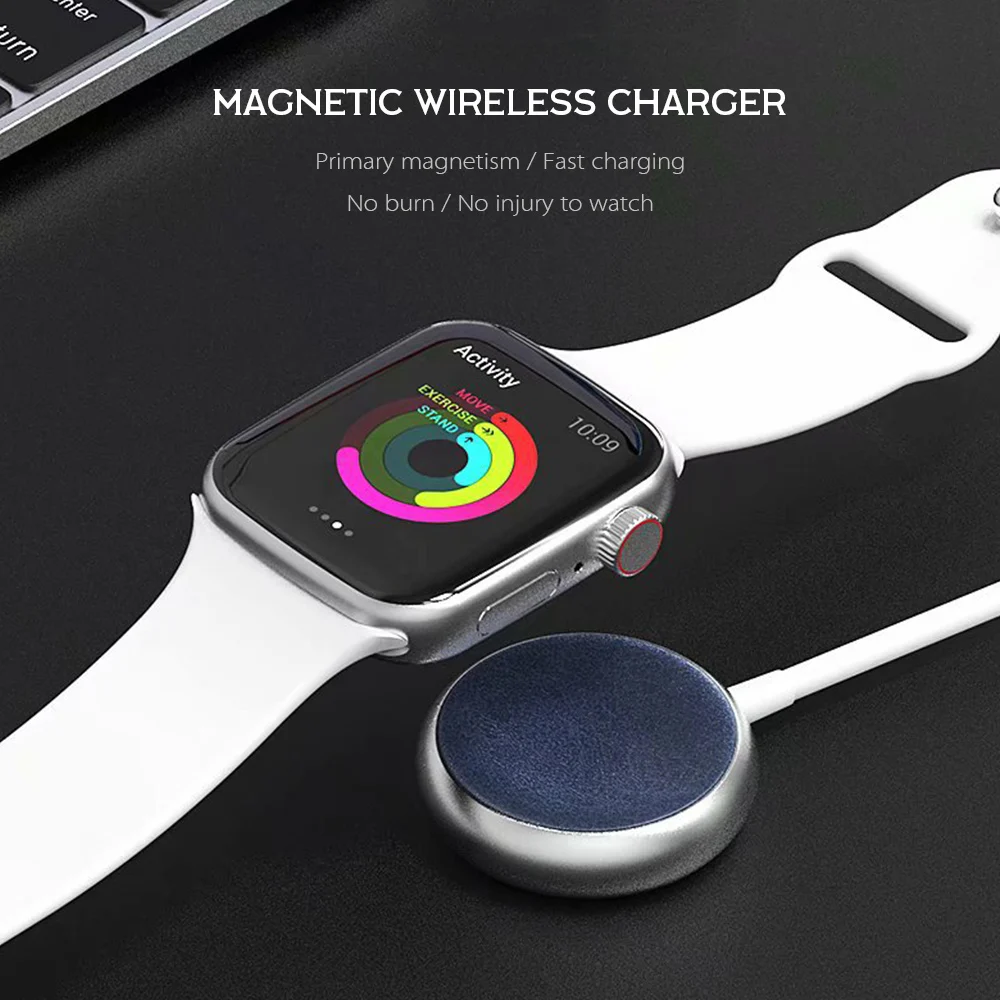 Дропшиппинг портативное беспроводное зарядное устройство для Apple Watch Series 4 3 2 1 мини-путешествия Быстрая зарядка Накладка для iWatch с usb-кабелем