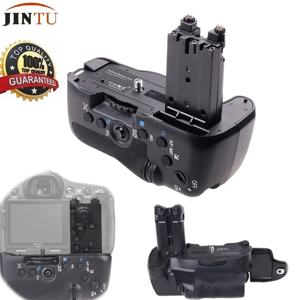 

JINTU Vertical Shutter Camera Battery Grip Holder For Sony STL- A77 A77V A77ii A99ii DSLR Replace VG-C77AM
