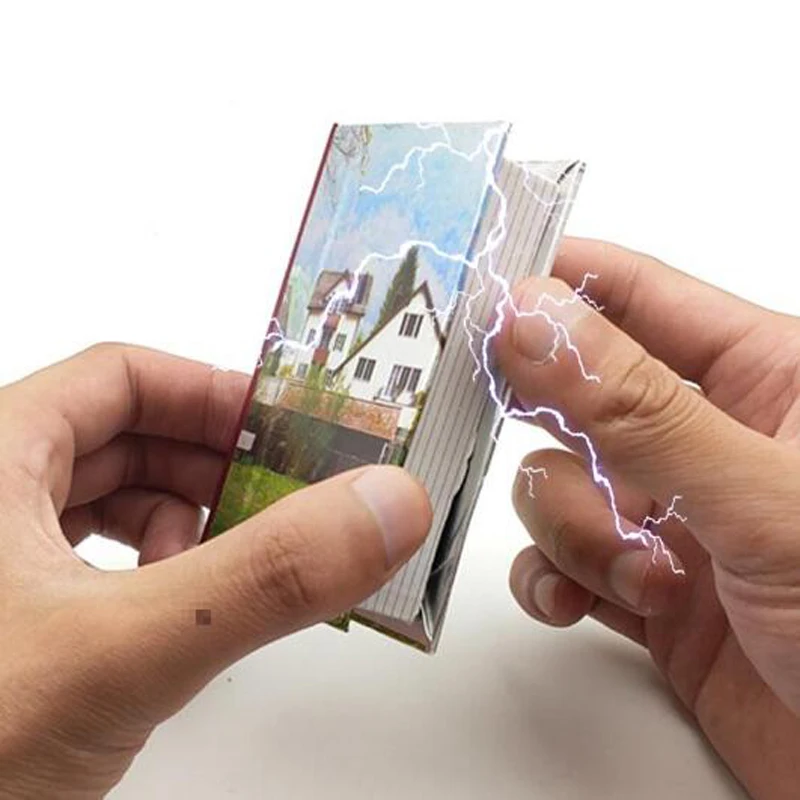 

Mini Electric Shocking Book Practical Tricky Harmless Joke Electric Shock Book Antistress Prank Gadget Gags Funny Novelty Toys
