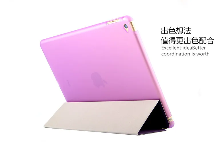 Для ipad Air 2 Чехол Ультра тонкий легкий смарт-чехол Подставка для Apple ipad 6 9,7 дюймов планшет с функцией автоматического сна/пробуждения