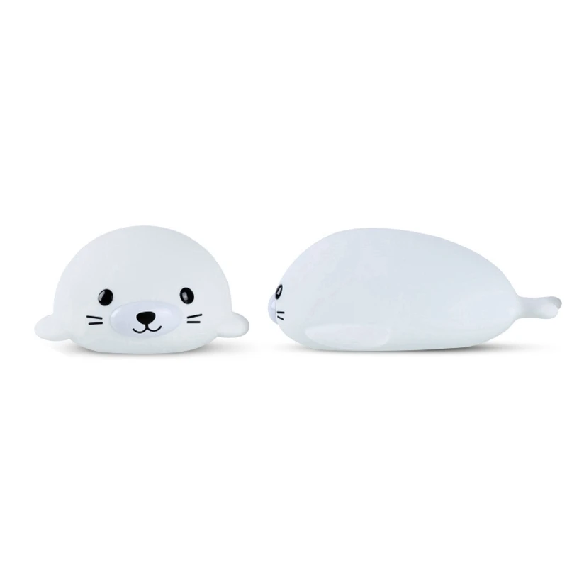 

Night Light Soft Silicon Mini Led Light Rechargeable Colorful Lights Induction Cute Animals