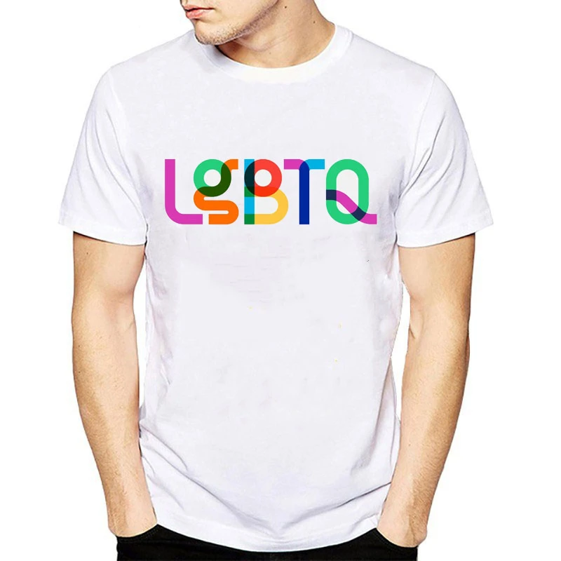Женская футболка с надписью LGBT map белая коротким рукавом топы Прямая поставка |