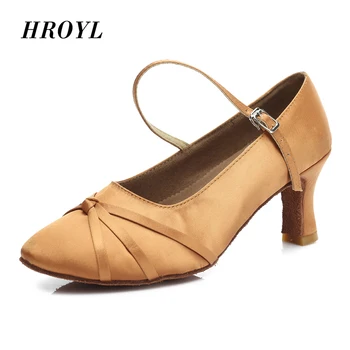 

New arrival Satin Women's shoes Girls Latin Dance Shoes Ballroom Shoes heeled about 5CM/7CM Wholesales Dorpshopping Sales