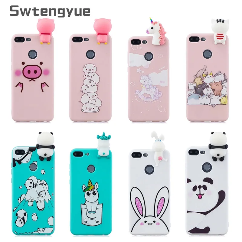 

3D Cartoon case on For Funda Huawei Honor 9 lite cover Silicone Soft TPU case For Coque Huawei Honor 9 lite Doll Toy Cases Etui