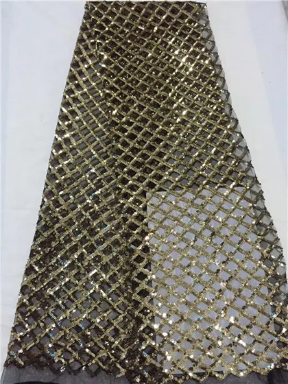 PROD 32886069585 Unique Beautiful Gold water solubility sequins
fabric /shinning sequins African lace fabric for party dress