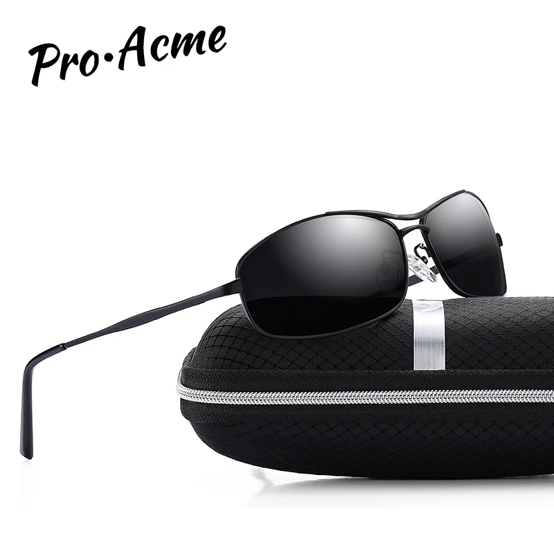 

Pro Acme Brand Designer Men's Sunglasses Polarized UV400 Lens Metal Frame Driving Eyewear Male Eyewear Accessories for Men P0968