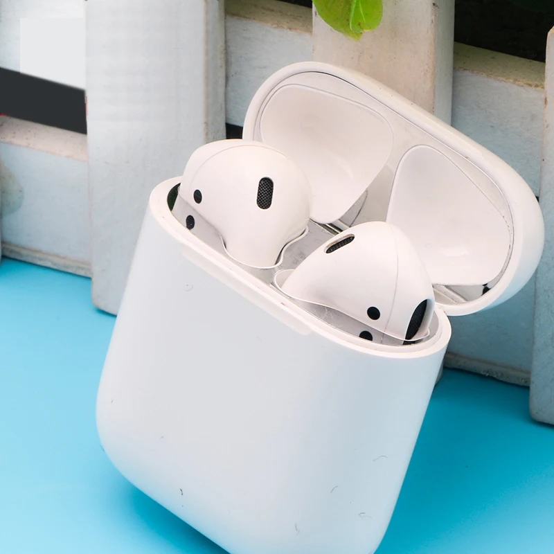 Пылезащитная наклейка для Apple AirPods чехол Ультратонкий защитный анти клеящийся