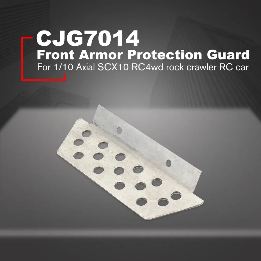 

RC Car Spare Parts Upgrade Metal Front Armor Protection Guard For 1/10 RC Crawler Car RC4WD D90 D110 Car Accessory