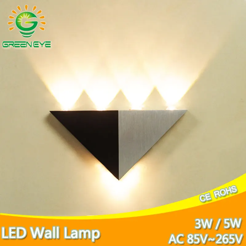

Modern Led Wall Lamp 3W 5W Aluminum shell Wall Light For Bedroom Home Lighting Luminaire Bathroom Light Fixture Wall Sconce
