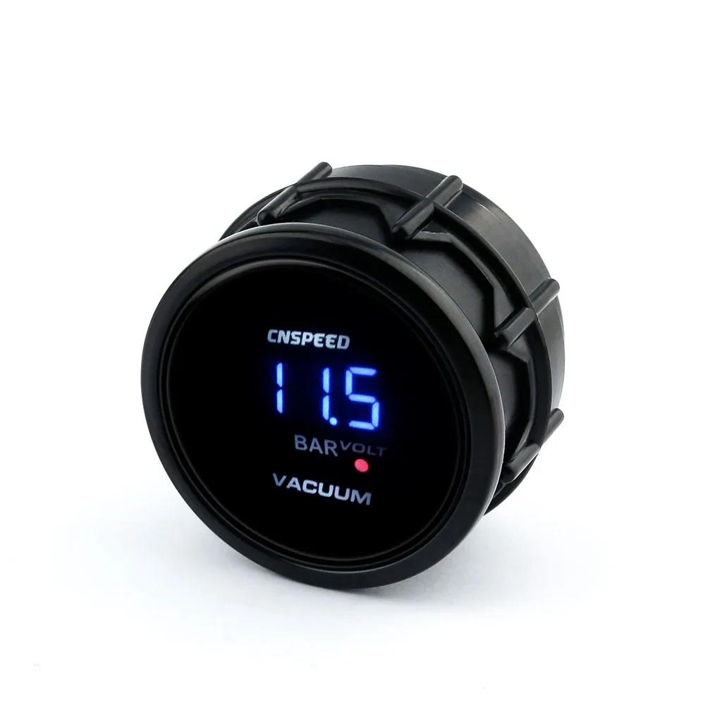 Dynoracing 2 Inch 52mm 12v Car Digital Voltmeter Led Black Case 8-16v Volt Gauge Car Meter Tt101456 - Volt Meters