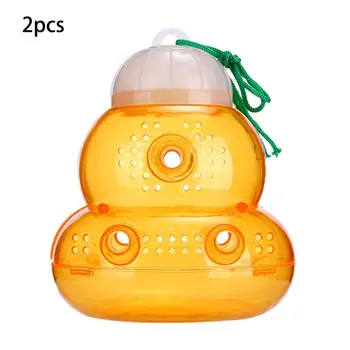 

2 Packs Beehive Wasp Trap Hornets Yellow Jackets Wasp Repellent Hornet Trap Bee Catcher Home Garden Wasp Hornet Hanging Traps