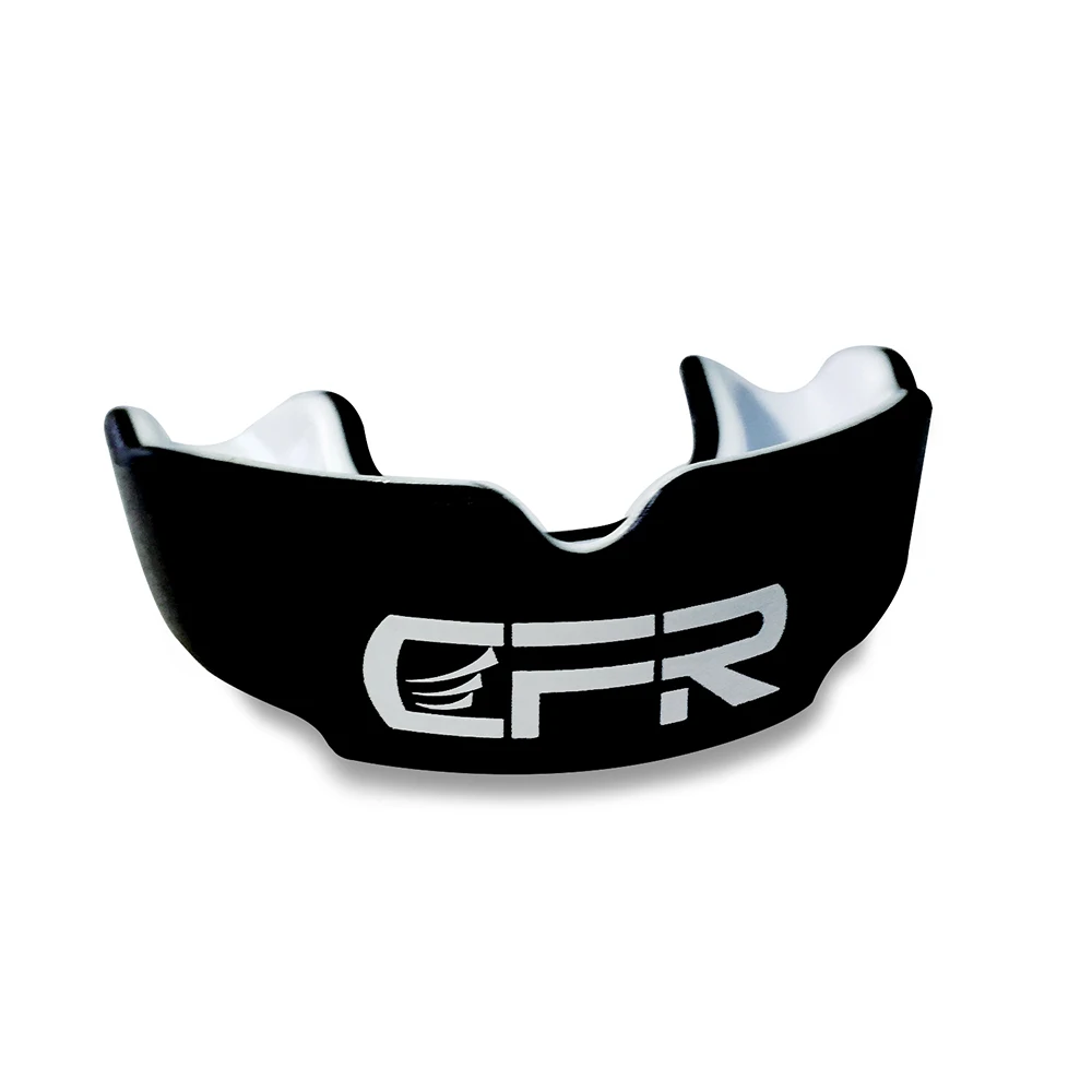 Free Shipping CFR Mouthguard Mouth Guard Teeth Protect Double Side Boxing MMA Sanda Mouthguard